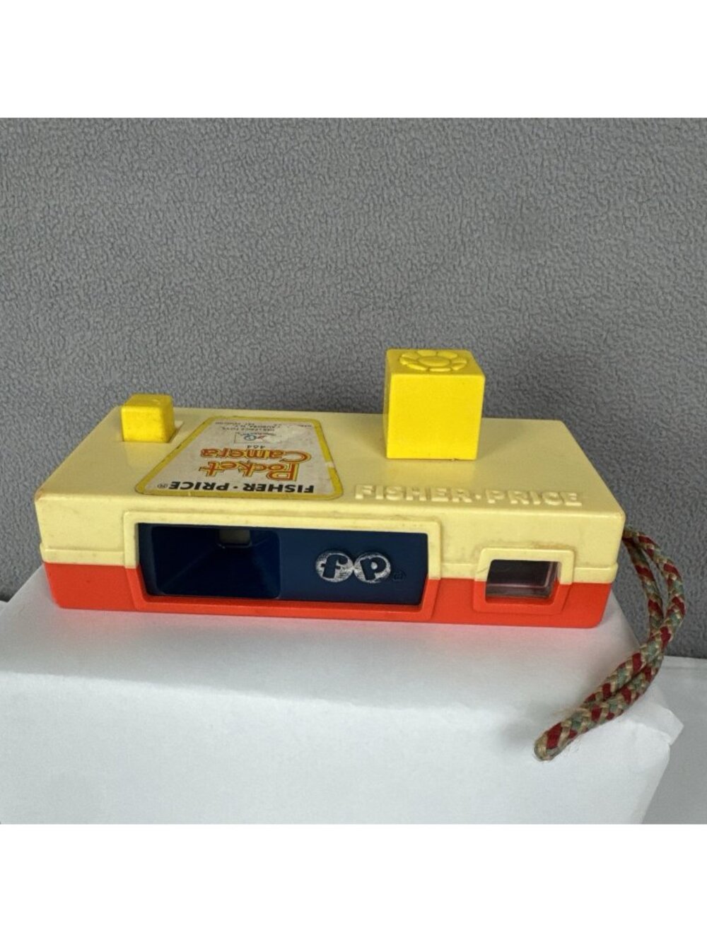 1974 Fisher Price Pocket Camera Flash Cube 464 kids toy USA MADE NY see video